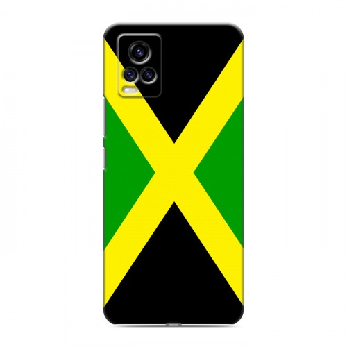 Дизайнерский пластиковый чехол для Vivo V20 Флаг Ямайки