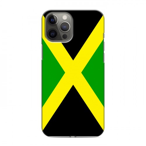 Дизайнерский силиконовый чехол для Iphone 12 Pro Max Флаг Ямайки