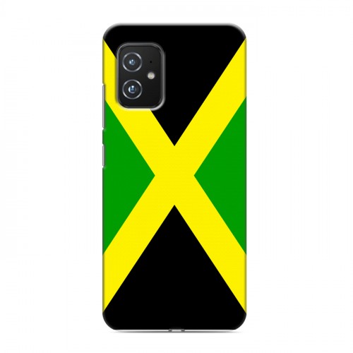 Дизайнерский силиконовый чехол для ASUS ZenFone 8 Флаг Ямайки