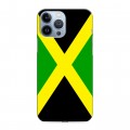Дизайнерский силиконовый чехол для Iphone 13 Pro Max Флаг Ямайки