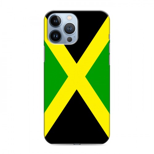 Дизайнерский силиконовый чехол для Iphone 13 Pro Max Флаг Ямайки