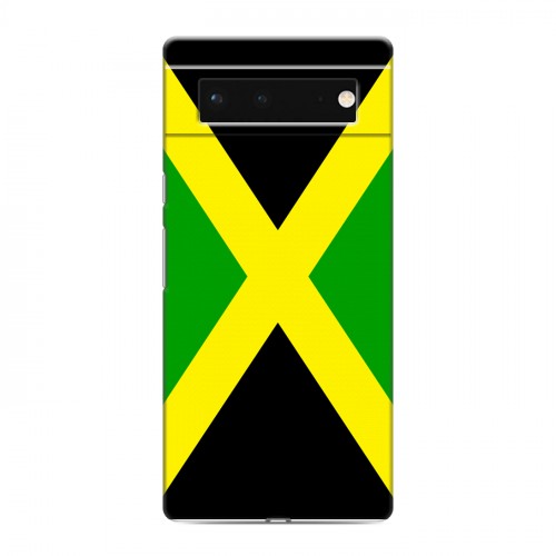 Дизайнерский пластиковый чехол для Google Pixel 6 Флаг Ямайки