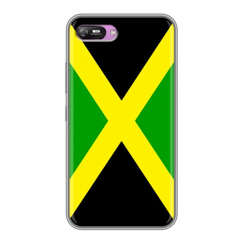 Дизайнерский силиконовый с усиленными углами чехол для Itel A25 Флаг Ямайки
