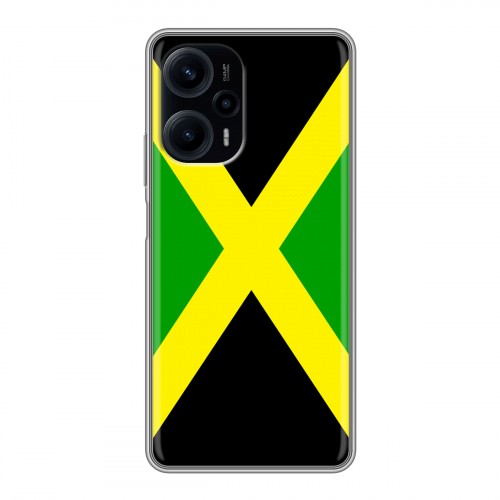 Дизайнерский силиконовый чехол для XIaomi Poco F5 Флаг Ямайки