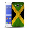 Дизайнерский пластиковый чехол для Samsung Galaxy J7 Флаг Ямайки