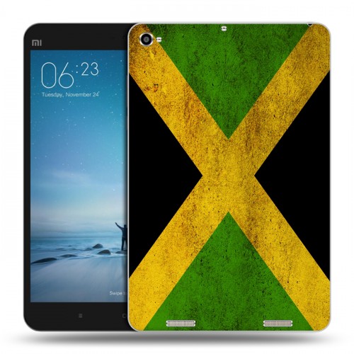 Дизайнерский силиконовый чехол для Xiaomi Mi Pad 2 Флаг Ямайки
