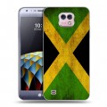 Дизайнерский пластиковый чехол для LG X cam Флаг Ямайки