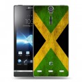 Дизайнерский пластиковый чехол для Sony Xperia S Флаг Ямайки