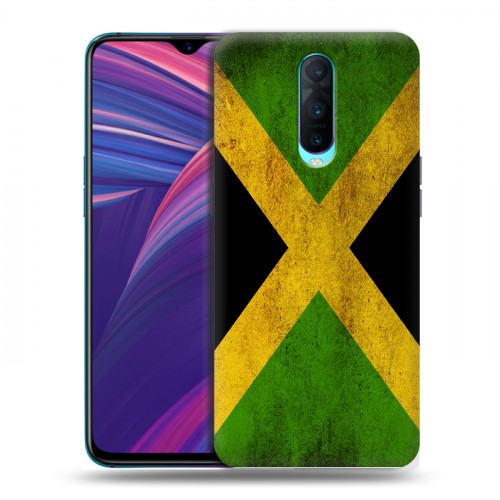 Дизайнерский пластиковый чехол для OPPO RX17 Pro Флаг Ямайки