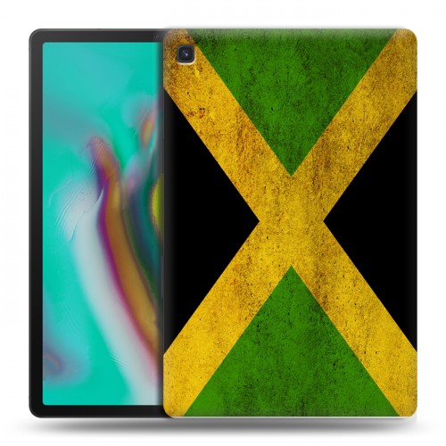 Дизайнерский пластиковый чехол для Samsung Galaxy Tab S5e Флаг Ямайки