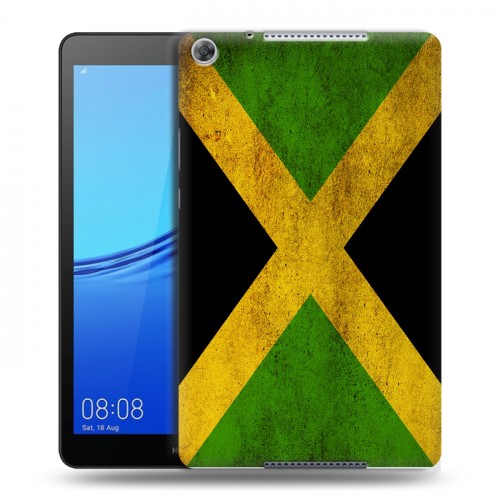 Дизайнерский силиконовый чехол для Huawei MediaPad M5 lite 8 Флаг Ямайки