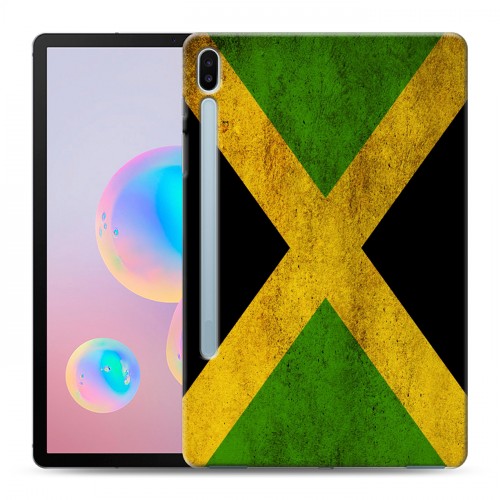 Дизайнерский силиконовый чехол для Samsung Galaxy Tab S6 Флаг Ямайки