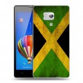 Дизайнерский пластиковый чехол для Huawei Honor 3 Флаг Ямайки