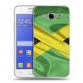 Дизайнерский пластиковый чехол для Samsung Galaxy J7 Флаг Ямайки