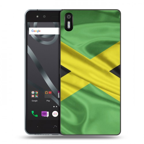 Дизайнерский пластиковый чехол для BQ Aquaris X5 Флаг Ямайки