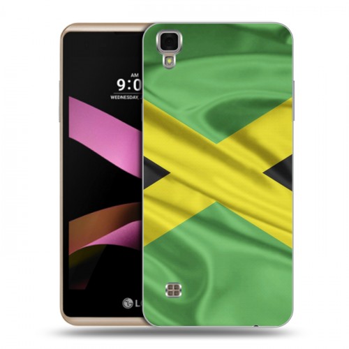 Дизайнерский силиконовый чехол для LG X Style Флаг Ямайки