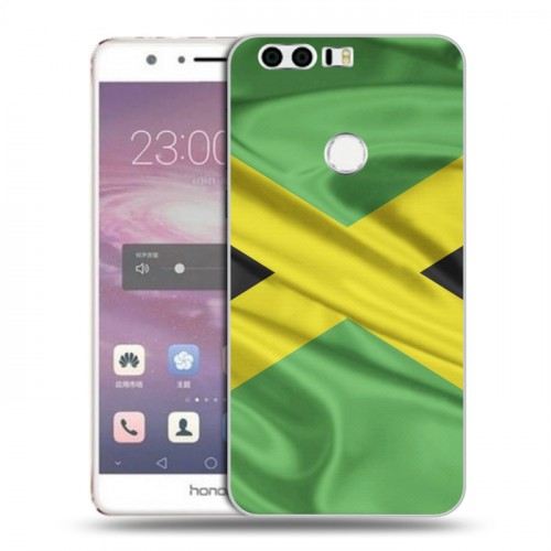 Дизайнерский пластиковый чехол для Huawei Honor 8 Флаг Ямайки