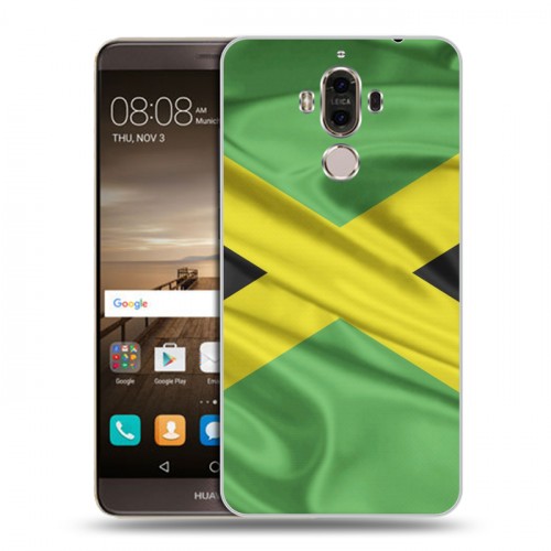 Дизайнерский пластиковый чехол для Huawei Mate 9 Флаг Ямайки