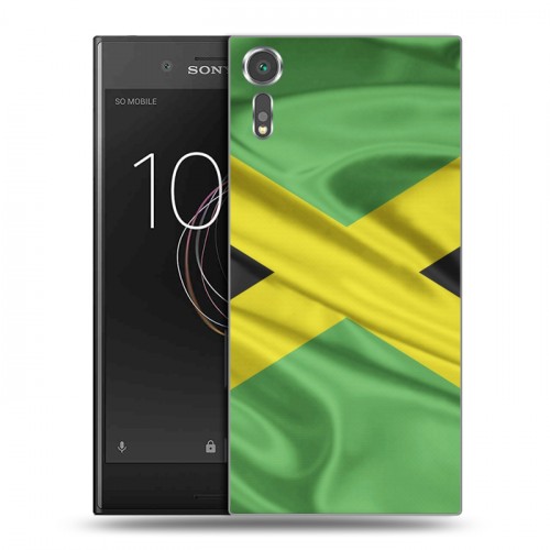 Дизайнерский пластиковый чехол для Sony Xperia XZs Флаг Ямайки