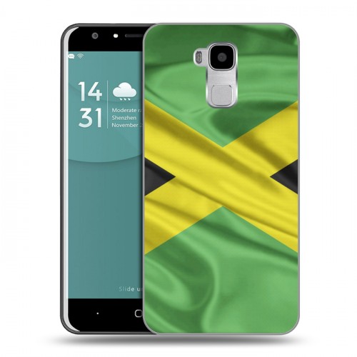 Дизайнерский пластиковый чехол для Doogee Y6 Флаг Ямайки