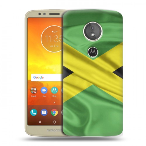 Дизайнерский силиконовый чехол для Motorola Moto E5 Флаг Ямайки