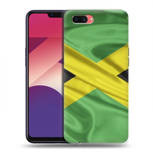 Дизайнерский пластиковый чехол для OPPO A3s Флаг Ямайки