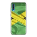 Дизайнерский силиконовый с усиленными углами чехол для Samsung Galaxy A50 Флаг Ямайки
