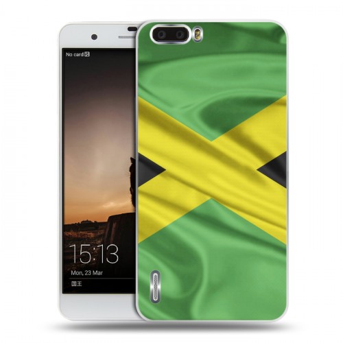 Дизайнерский пластиковый чехол для Huawei Honor 6 Plus Флаг Ямайки