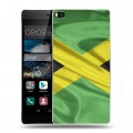 Дизайнерский пластиковый чехол для Huawei P8 Флаг Ямайки