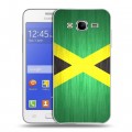 Дизайнерский силиконовый чехол для Samsung Galaxy J7 Флаг Ямайки