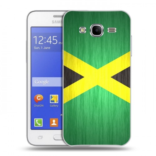 Дизайнерский силиконовый чехол для Samsung Galaxy J7 Флаг Ямайки