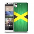 Дизайнерский пластиковый чехол для HTC Desire 626 Флаг Ямайки