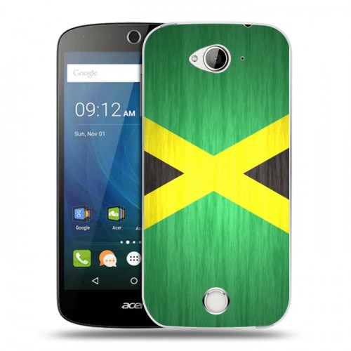 Дизайнерский силиконовый чехол для Acer Liquid Z530 Флаг Ямайки