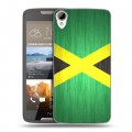 Дизайнерский силиконовый чехол для HTC Desire 828 Флаг Ямайки