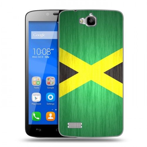 Дизайнерский пластиковый чехол для Huawei Honor 3C Lite Флаг Ямайки