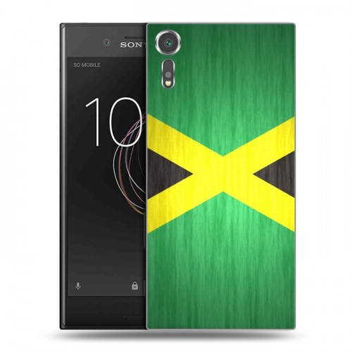 Дизайнерский пластиковый чехол для Sony Xperia XZs Флаг Ямайки