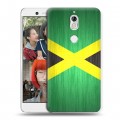 Дизайнерский пластиковый чехол для Nokia 7 Флаг Ямайки