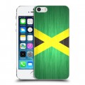 Дизайнерский пластиковый чехол для Iphone 5s Флаг Ямайки
