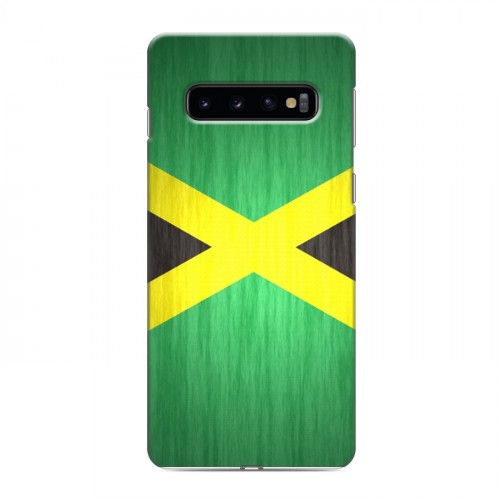 Дизайнерский силиконовый чехол для Samsung Galaxy S10 Флаг Ямайки