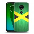 Дизайнерский силиконовый чехол для Motorola Moto G7 Флаг Ямайки