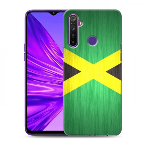 Дизайнерский силиконовый чехол для Realme 5 Флаг Ямайки