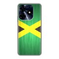 Дизайнерский силиконовый с усиленными углами чехол для Tecno Spark 10 Pro Флаг Ямайки