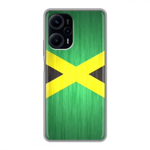 Дизайнерский силиконовый чехол для XIaomi Poco F5 Флаг Ямайки