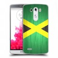 Дизайнерский пластиковый чехол для LG G3 (Dual-LTE) Флаг Ямайки
