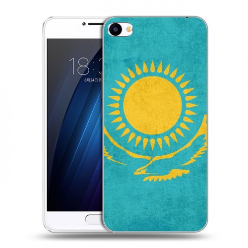 Дизайнерский пластиковый чехол для Meizu U20 Флаг Казахстана