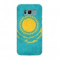 Дизайнерский силиконовый чехол для Samsung Galaxy S8 Флаг Казахстана