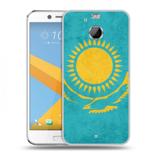 Дизайнерский пластиковый чехол для HTC 10 evo Флаг Казахстана