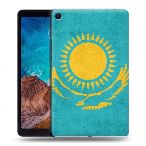 Дизайнерский силиконовый чехол для Xiaomi Mi Pad 4 Plus Флаг Казахстана