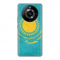 Дизайнерский силиконовый с усиленными углами чехол для Realme 11 Pro Флаг Казахстана