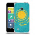 Дизайнерский пластиковый чехол для Nokia Lumia 530 Флаг Казахстана